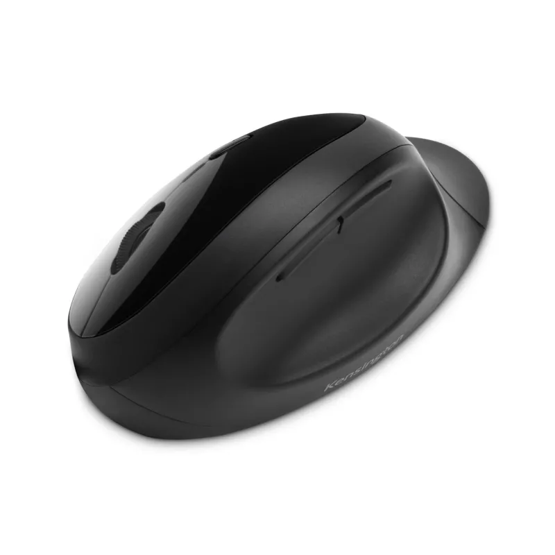 Kensington Pro Fit Ergo Wireless Mouse – Schwarz, rechtshändig, RF Wireless + Bluetooth, 1600 DPI, Schwarz