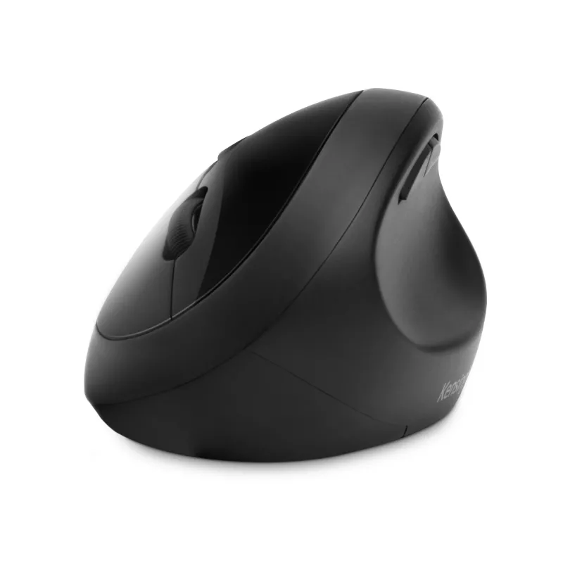 Kensington Pro Fit Ergo Wireless Mouse – Schwarz, rechtshändig, RF Wireless + Bluetooth, 1600 DPI, Schwarz