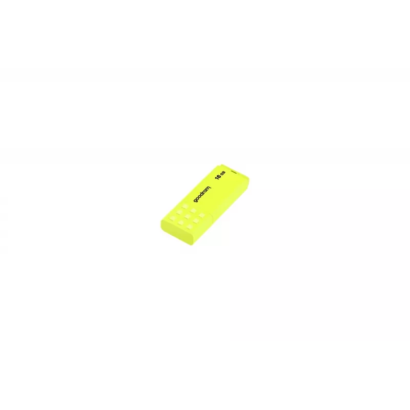 USB-Stick GOODRAM UME2 16 GB, USB 2.0 Typ-A, gelb, 51 × 21 mm
