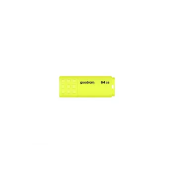 USB-Flash-Laufwerk GOODRAM UME2 64 GB USB Typ-A 2.0, gelb, kappenlos, Kunststoff
