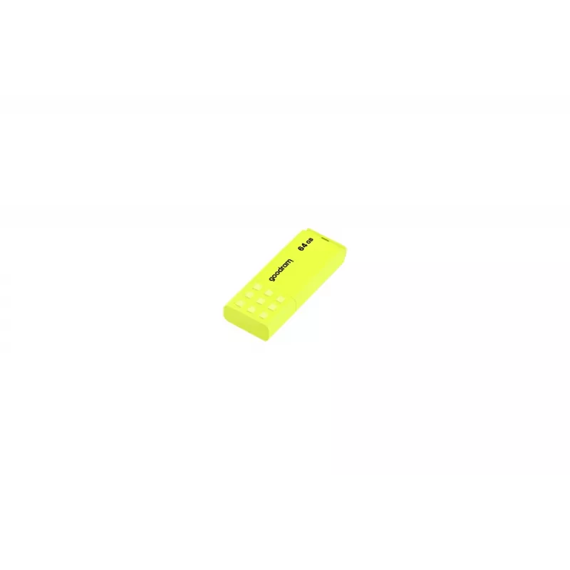USB-Flash-Laufwerk GOODRAM UME2 64 GB USB Typ-A 2.0, gelb, kappenlos, Kunststoff