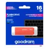 USB-Flash-Laufwerk GOODRAM UME3 16 GB USB Typ-A 3.2 Gen 1 (orange), 60/20 MB/s, kappenloses Kunststoffgehäuse