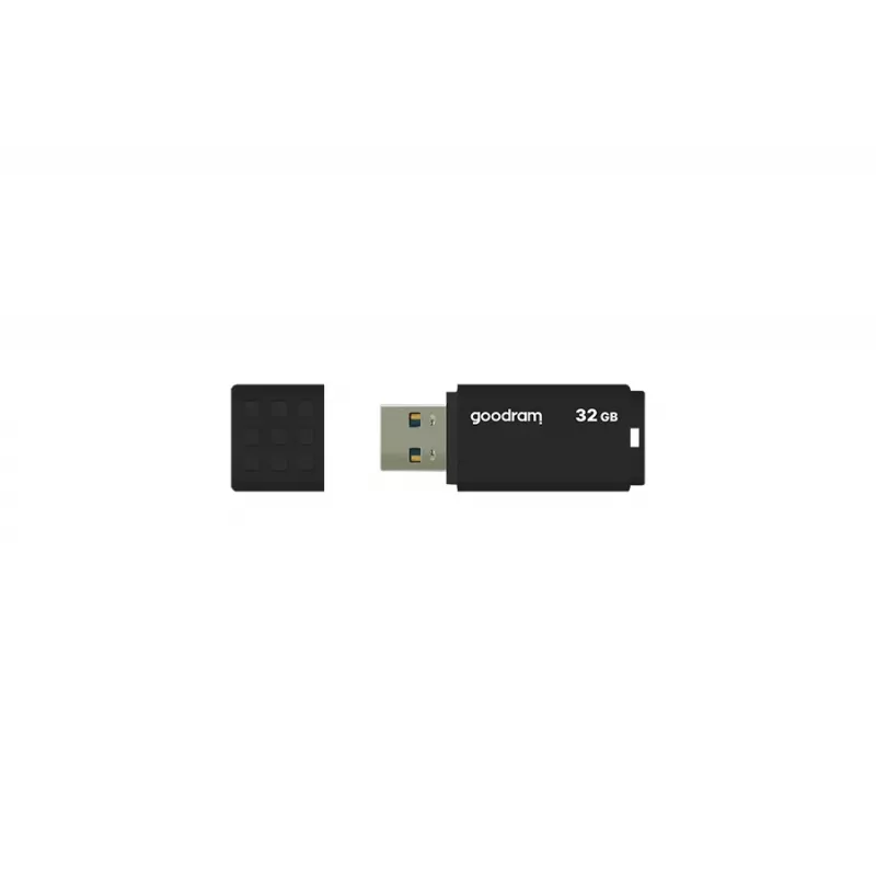 USB-Stick GOODRAM UME3 32 GB, USB Typ-A 3.2 Gen 1, schwarz, 51×21×9,6 mm