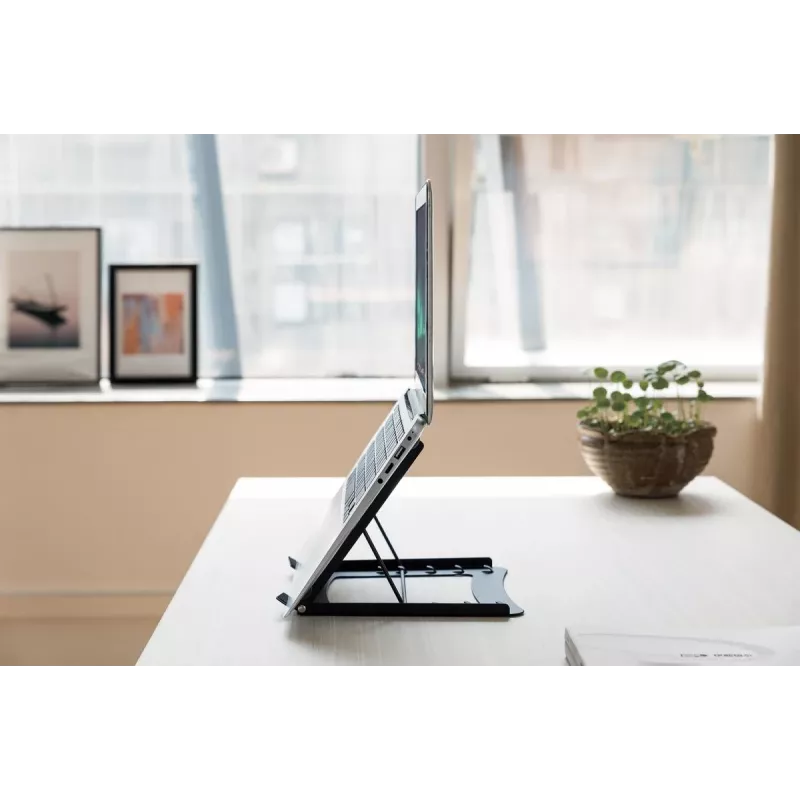 DIGITUS faltbarer Stahl-Laptop-/Tablet-Ständer mit 5 Verstellpositionen