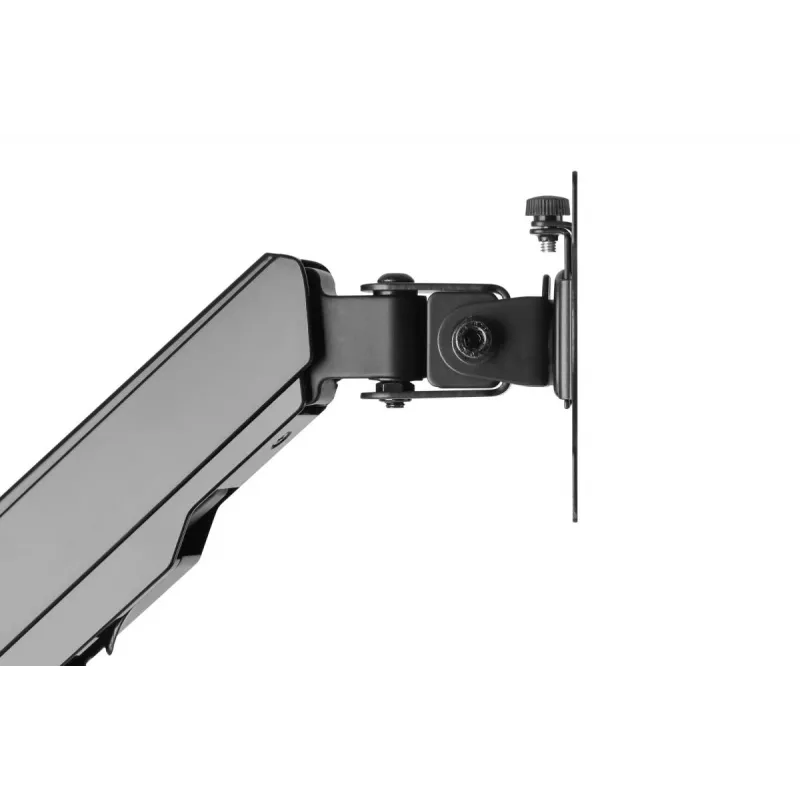 DIGITUS Sitz-Steh-Arbeitsplatz Wandhalterung einzeln, schwarz, max. Traglast: 1-8 kg, max. Bildschirmgröße: 17-32 Zoll