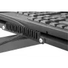 DIGITUS Mobiler Arbeitsplatz (Monitorhalterung, PC-Halter) max. 8 kg Traglast, 32-Zoll-Bildschirm – Schwarz