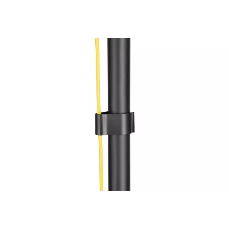 DIGITUS Mobiler Arbeitsplatz (Monitorhalterung, PC-Halter) max. 8 kg Traglast, 32-Zoll-Bildschirm – Schwarz