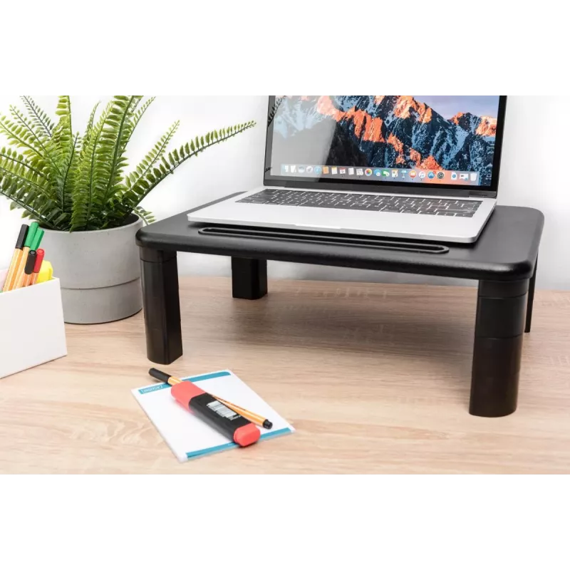 DIGITUS Höhenverstellbarer Tisch-Monitorständer 400x280x143mm; max. Belastung bis 10kg