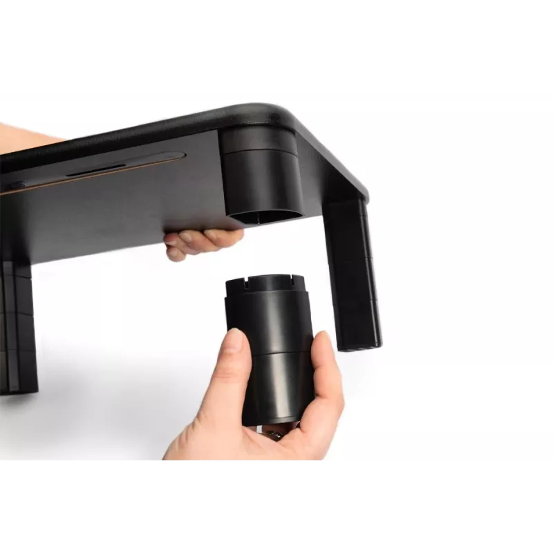 DIGITUS Höhenverstellbarer Tisch-Monitorständer 400x280x143mm; max. Belastung bis 10kg