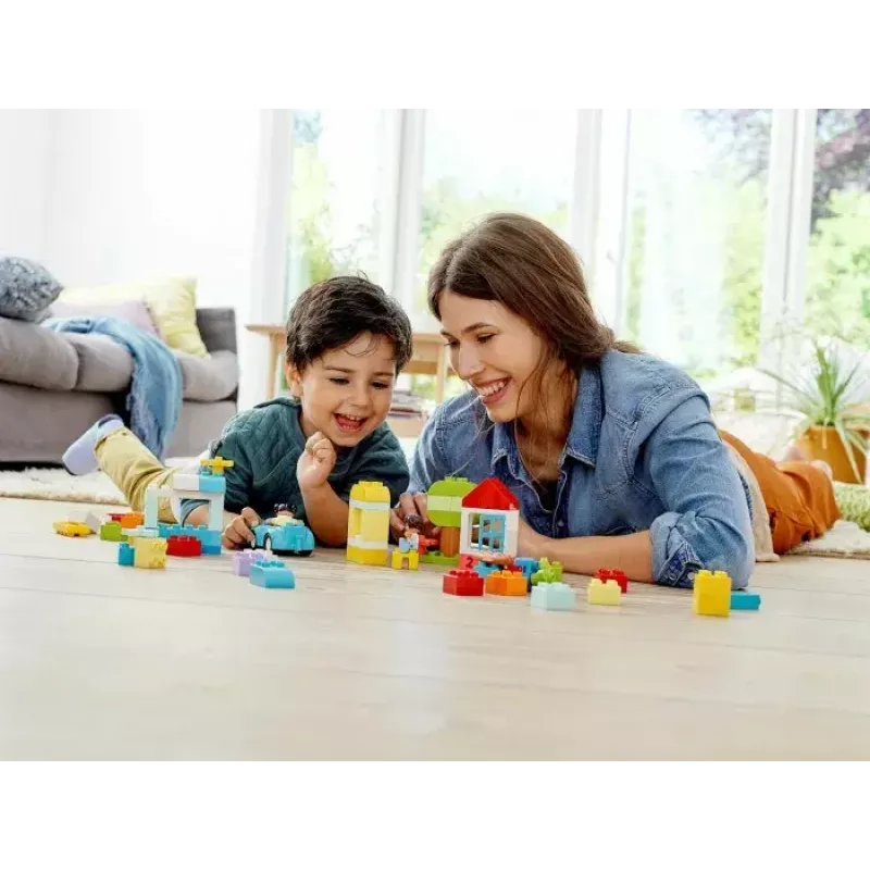 LEGO DUPLO Bausteinkiste 10913 — 65-teiliges buntes Bausteine-Set für Kleinkinder ab 1,5 Jahren