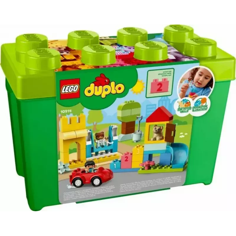LEGO DUPLO 10914 Brick Box — 65-teiliges Bauset für Kleinkinder ab 1,5 Jahren