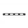 Kabelmanagement-Panel LANBERG AK-1205-B, 1U Metall, 19 Zoll (482,6 mm) Breite, 80 mm Tiefe, schwarz
