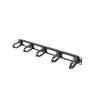 Kabelmanagement-Panel LANBERG AK-1205-B, 1U Metall, 19 Zoll (482,6 mm) Breite, 80 mm Tiefe, schwarz
