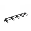 Kabelmanagement-Panel LANBERG AK-1205-B, 1U Metall, 19 Zoll (482,6 mm) Breite, 80 mm Tiefe, schwarz