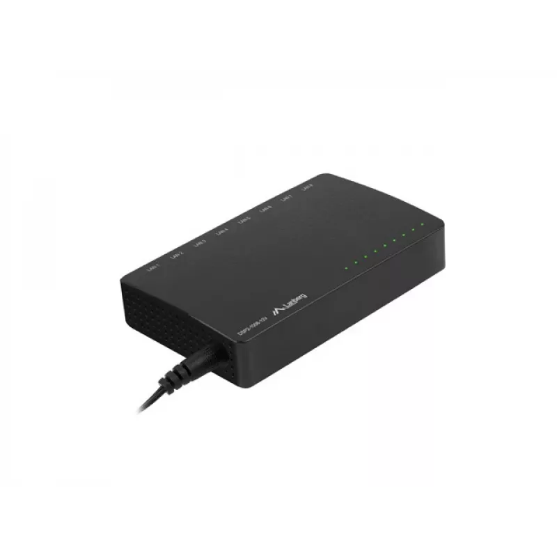 LANBERG Switch Dsp2-1008-12v 8x 1gb/s Unmanaged Gigabit Ethernet Desktop 12v