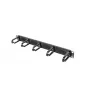 Bürstenleiste LANBERG AK-1203-B — 19 Zoll 1U Metall-Kabelorganisator, schwarz
