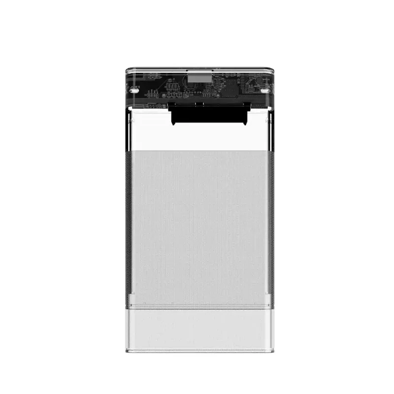 Unitek HDD/SSD-Gehäuse S1103A Transparent für 2,5-Zoll-SATA-III-Laufwerke, USB 3.1 Gen 1 (Micro-USB B)