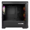 GENESIS Irid 503 ARGB Micro Tower Schwarz, Transparent