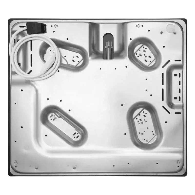 Gas-Herdplatte AMICA PGD6101APR, 4 Kochzonen, mechanische Steuerung