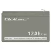 UPS-Batterie QOLTEC 53049, VRLA AGM 12 V 12 Ah, grau, 150×98×95 mm