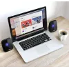 Lautsprecher Audiocore AC835 kabelgebunden 2.0 6 W USB schwarz Tischlautsprecher