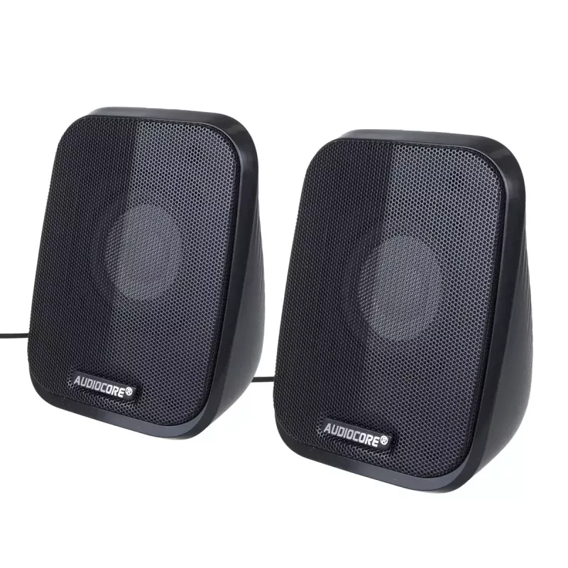 Lautsprecher Audiocore AC835 kabelgebunden 2.0 6 W USB schwarz Tischlautsprecher
