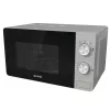 Solo-Mikrowelle Gorenje MO20E1S — 20 l, 800 W, Drehregler, 270 mm Drehteller, Edelstahl/Schwarz