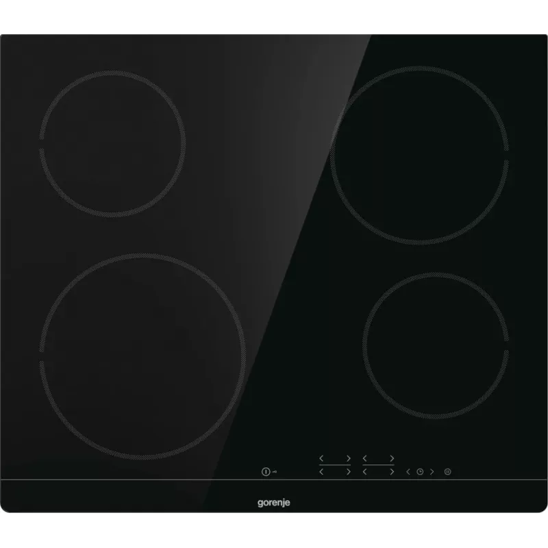 Einbau-Keramikkochfeld Gorenje ECT641BSC, 60 cm, 4 Zonen, Touch-Steuerung, schwarz