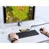 USB-C auf HDMI & USB Hub NATEC Fowler Mini — USB 2.0 Typ-C Host, HDMI, USB-A und USB-C Anschlüsse, Grau