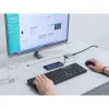 USB-C auf HDMI & USB Hub NATEC Fowler Mini — USB 2.0 Typ-C Host, HDMI, USB-A und USB-C Anschlüsse, Grau