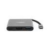USB-C auf HDMI & USB Hub NATEC Fowler Mini — USB 2.0 Typ-C Host, HDMI, USB-A und USB-C Anschlüsse, Grau