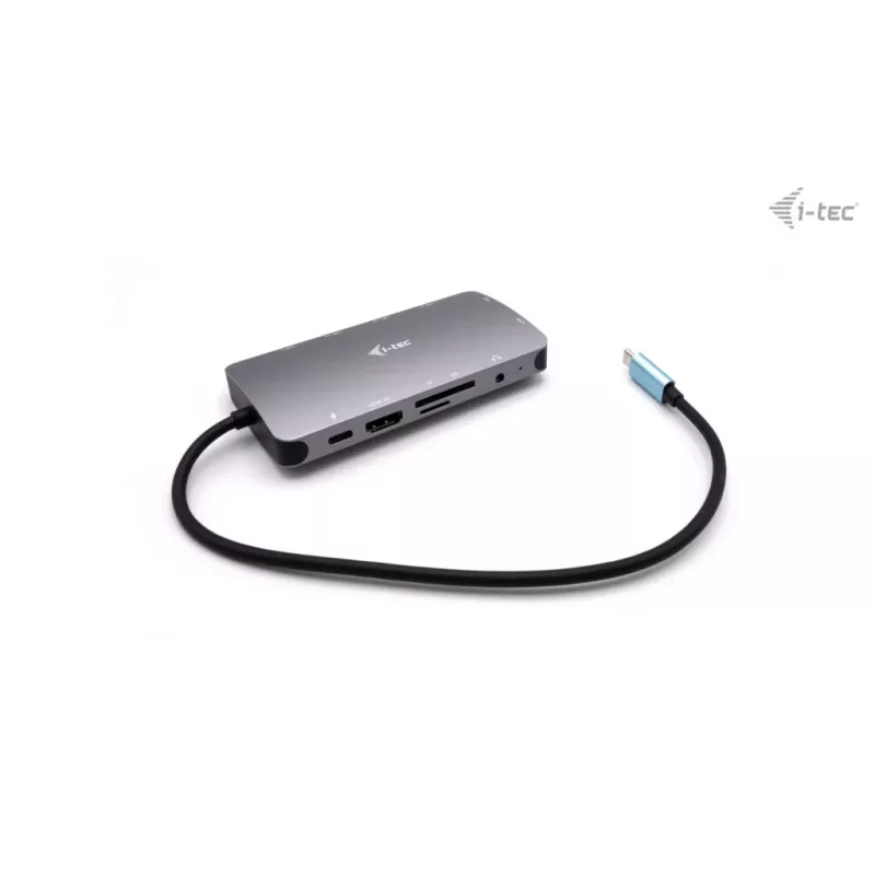 Docking Station i-tec Metal USB-C Travel Nano Dock HDMI/VGA mit LAN + Power Delivery 100 W