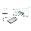 Docking Station i-tec Metal USB-C Travel Nano Dock HDMI/VGA mit LAN + Power Delivery 100 W