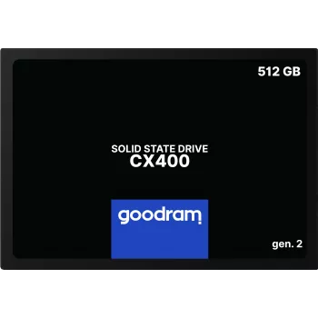 2,5 Zoll SATA III SSD GOODRAM SSDPR-CX400-512-G2 – 512 GB, 550/500 MB/s, 3D TLC