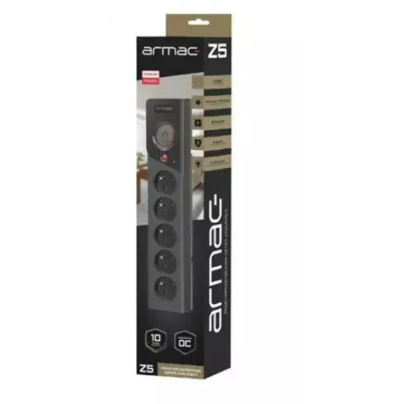 Mehrfachsteckdose ARMAC Z5 1,5M — 5×230V Steckdosen, 10A