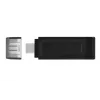 Kingston Technology DataTraveler 64GB USB-C 3.2 Gen 1 70, 64 GB, USB Type-C, 3.2 Gen 1 (3.1 Gen 1), Cap, 7 g, Schwarz