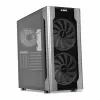 PC-Gehäuse IBOX Chiron ZH68 Gaming, ATX Midi-Tower, EATX-Support, schwarz, Seitenfenster, Beleuchtung