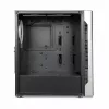 PC-Gehäuse IBOX Chiron ZH68 Gaming, ATX Midi-Tower, EATX-Support, schwarz, Seitenfenster, Beleuchtung