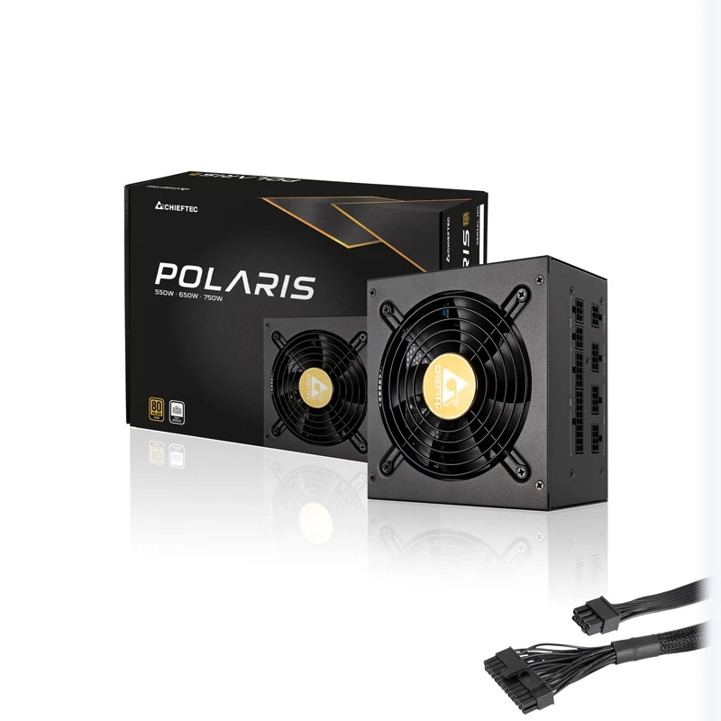 Chieftec Polaris Netzteil 650 W 20+4 Pin ATX PS/2 Schwarz