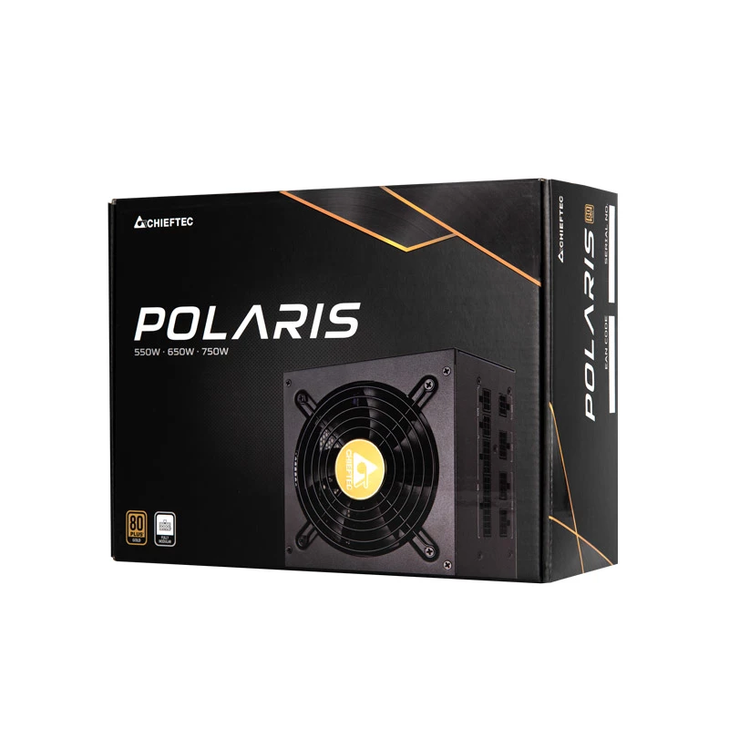Chieftec Polaris Netzteil 650 W 20+4 Pin ATX PS/2 Schwarz