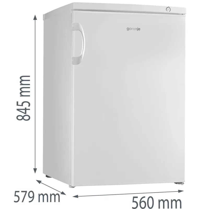 Standtruhe Gorenje F492PW — 82 L, weiß, 4-Sterne, Rechtsanschlag, 165 kWh/Jahr
