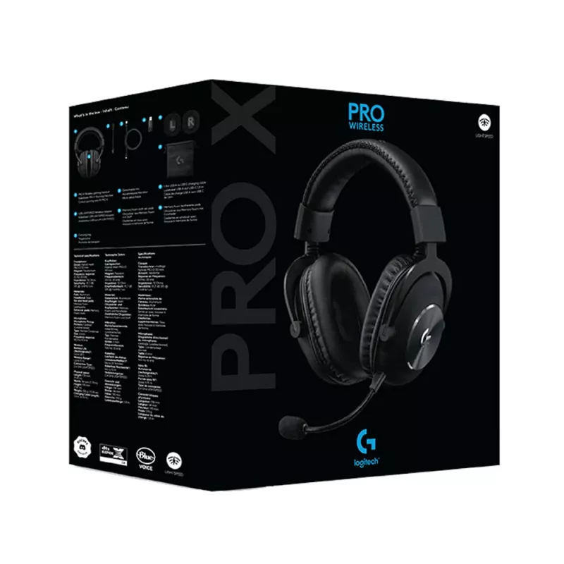LOGITECH Pro X Wireless Lightspeed Gaming Headset Schwarz von LOGITECH bei DistriNode Südafrika kaufen. Preis, Lagerbestand, Modell 981-000907 und Produkt… vergleichen.
