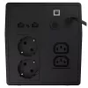 Unterbrechungsfreie Stromversorgung Grün Cell UPS08 — Line-Interactive 700 W / 230 V, 4× IEC-Steckdosen, USB, RJ-45, 12 V 7 Ah Akku, Tower, schwarz