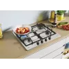 Candy Idea CHG6BR4WX Edelstahl Einbau-Gaskochfeld 60 cm 4 Zonen