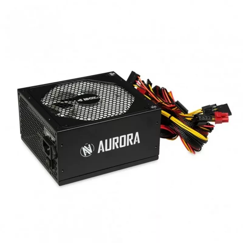 Netzteil IBOX iBox Aurora 500 W 20+4 Pin ATX, 140-mm-Lüfter, weiß