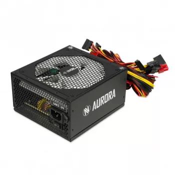 Netzteil IBOX iBox Aurora 600 W 20+4-Pin-ATX, 140-mm-Lüfter, Metallgehäuse, schwarz