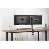 DIGITUS Univer.dual Monitor Clamp Mount 17-32in 2x 8kg (max.) Schwarz