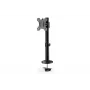 DIGITUS Universal Single Monitor Pole Mount 17-32in 8 Kg (max.) Black