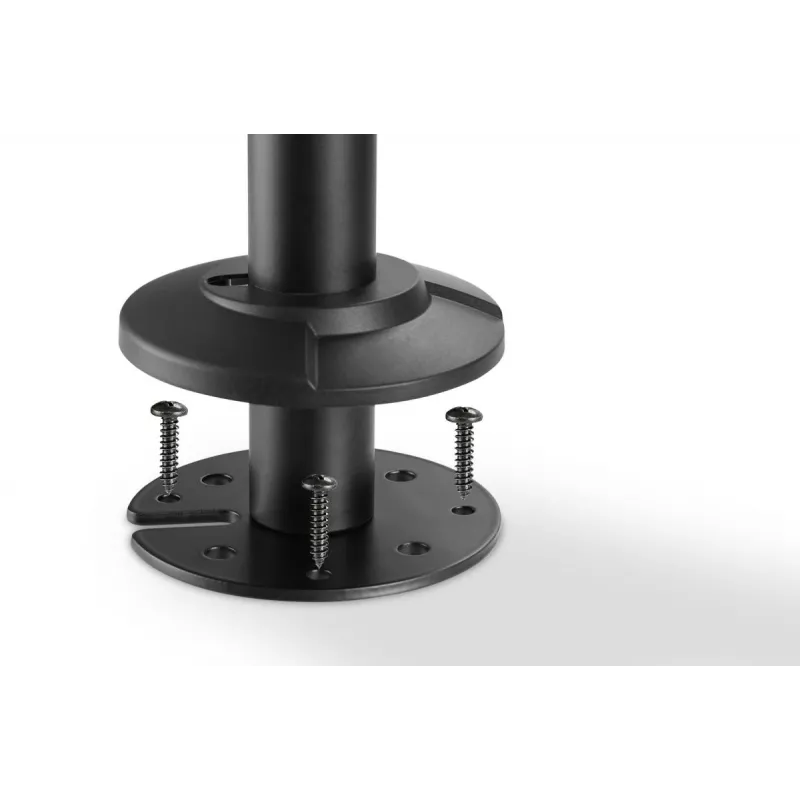 DIGITUS Universal Single Monitor Pole Mount 17-32in 8 Kg (max.) Black