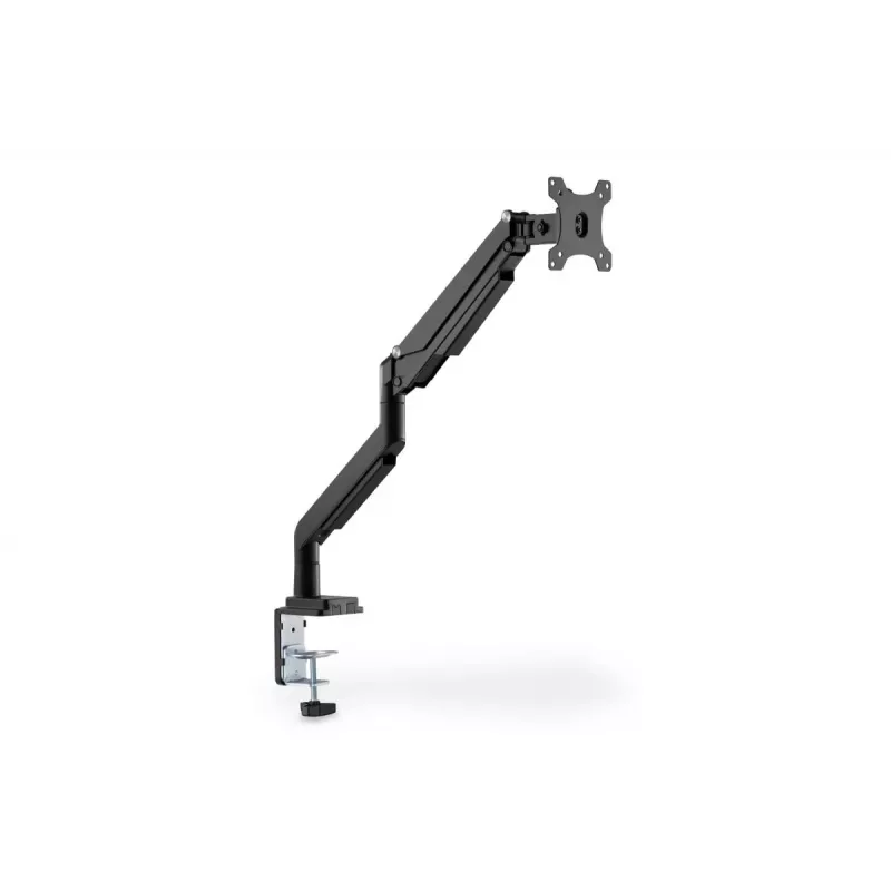 DIGITUS Universal Single Monitor Mount Gas Spring Clamp 17-32in 9kg